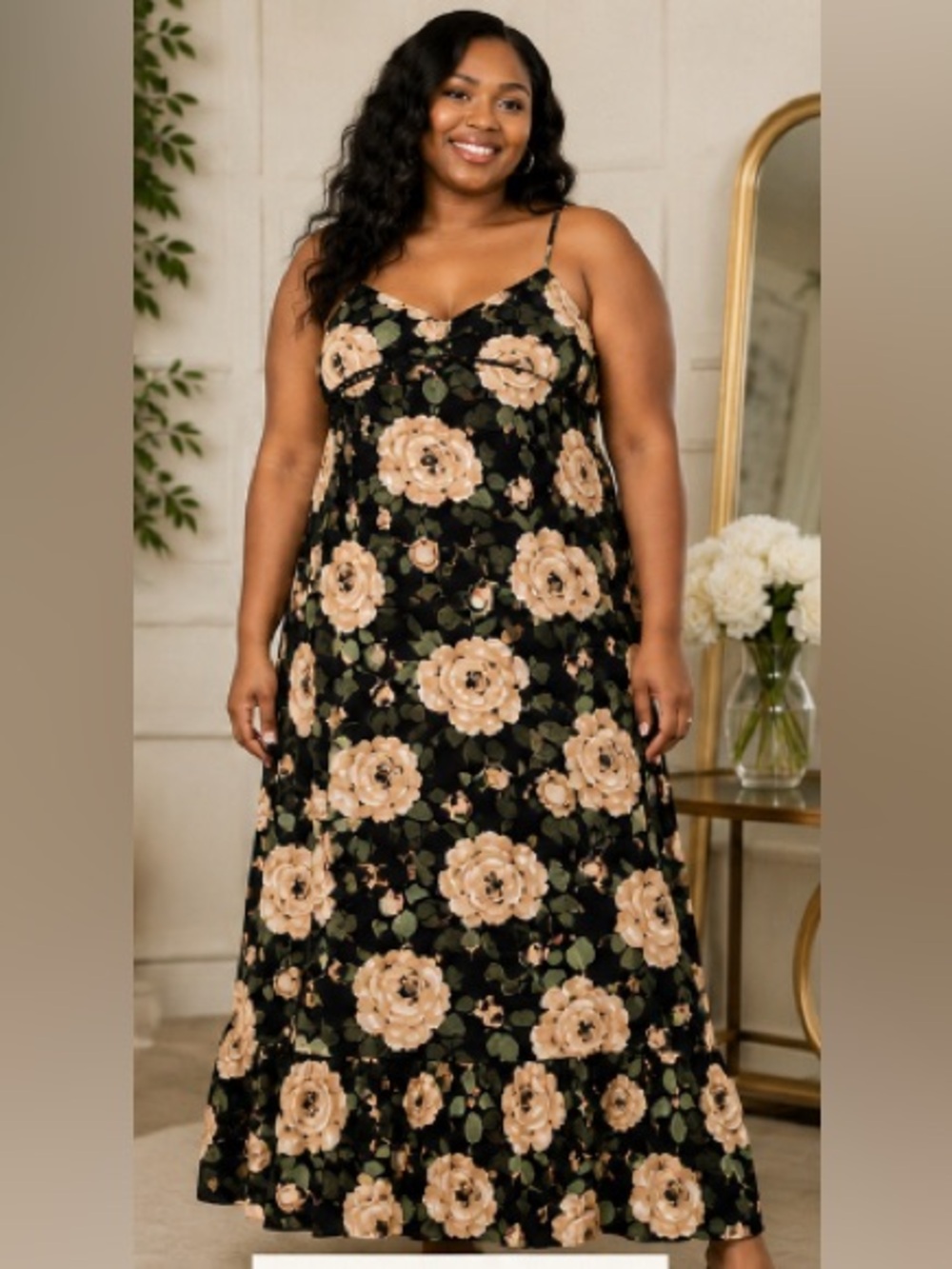 Vibe Sportswear • Floral • Maxi Dress